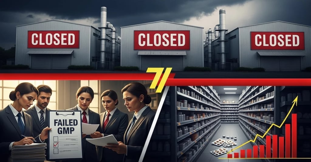 India’s small drug manufacturing factories facing closure after strict inspections