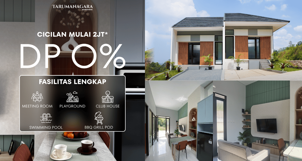 Perumahan Tarumanagara Jatinangor dekat Unpad ITB IPDN dengan promo DP 0%