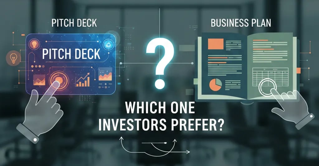 Pitch Deck vs Business Plan: Which One Investors Prefer