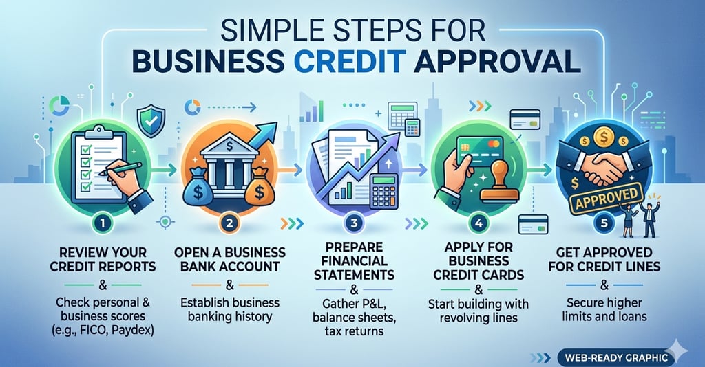 Simple Steps for Business Credit Approval