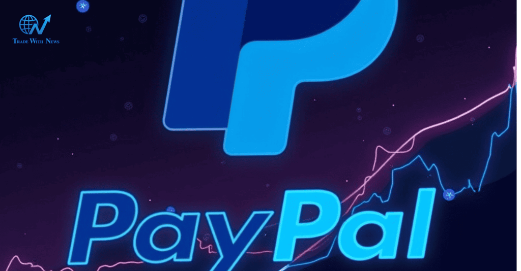 Pay Pal is written on statistic background