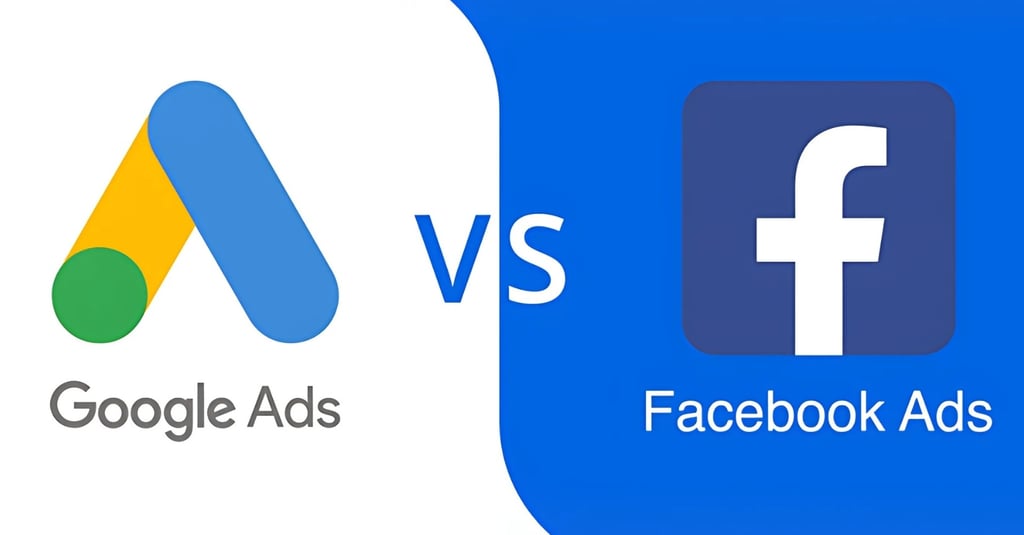 Google Ads Vs. Facebook ads -google ads and Facebook ads