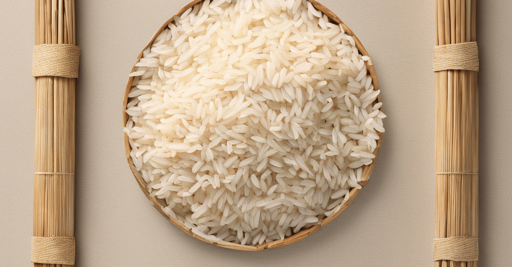 a yellow table topped with bowls of food
