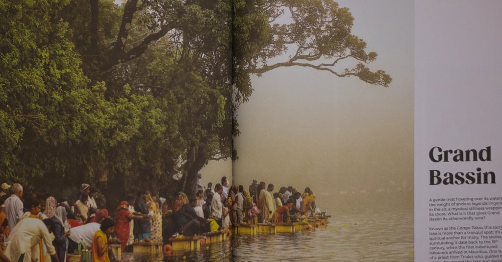 Pilgrims at Grand Bassin featured in Moris Ikonik book