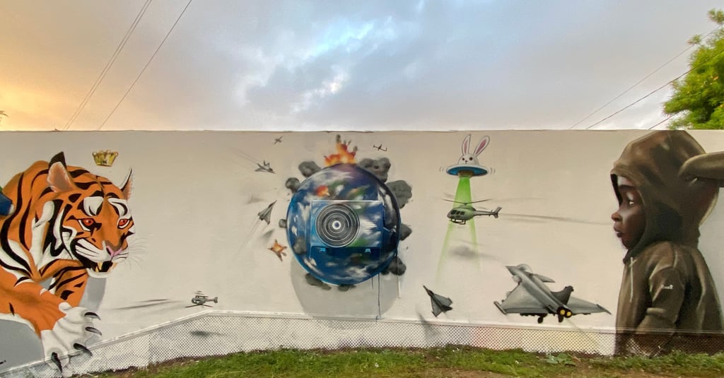 effemur, Kara, One-R, fresque, performance, graffiti, 974, réunion