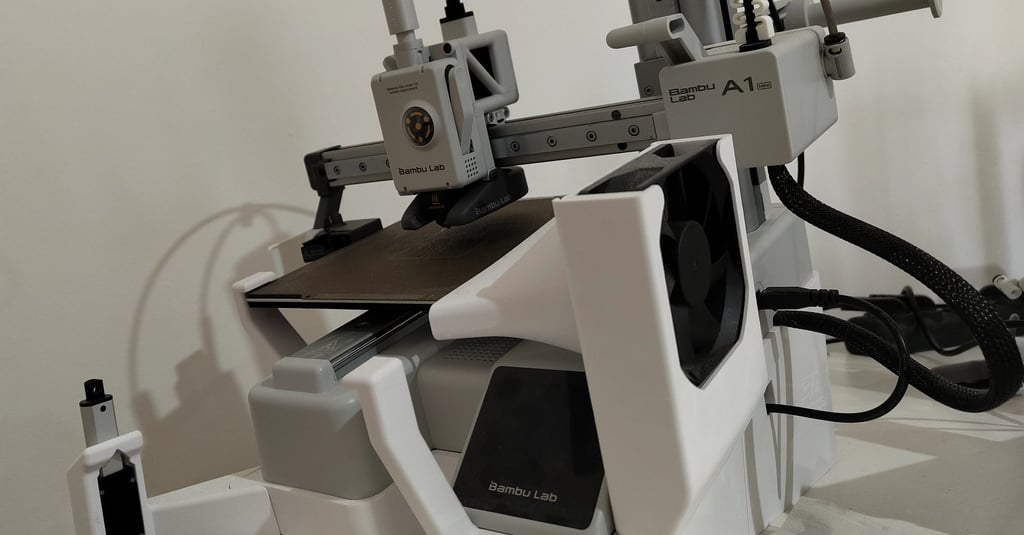 bambulab a1 mini con modificación para trabajar en serie