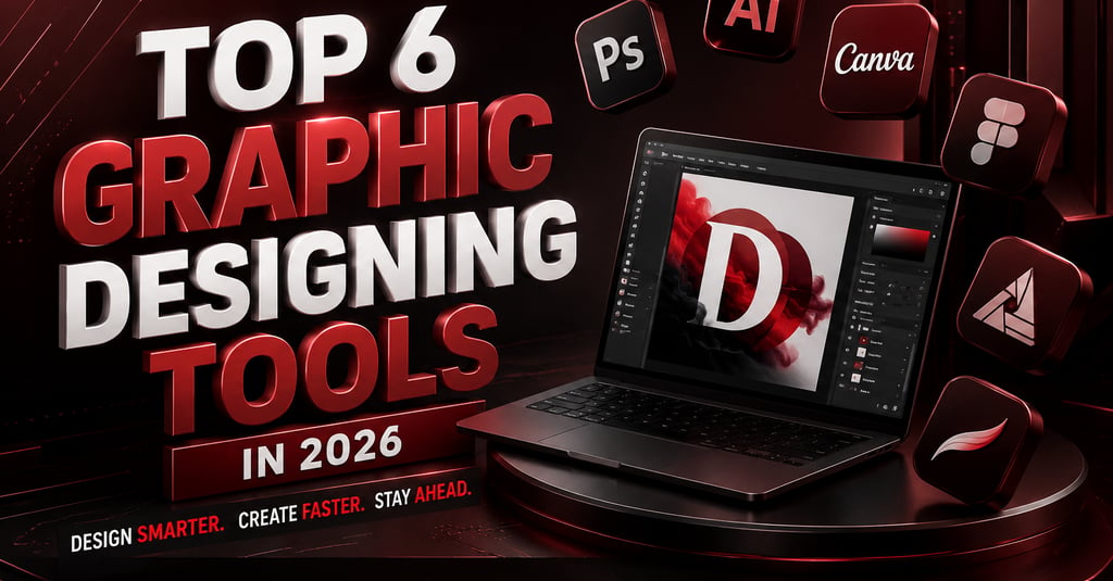 Top 6 graphic designing tools in 2026