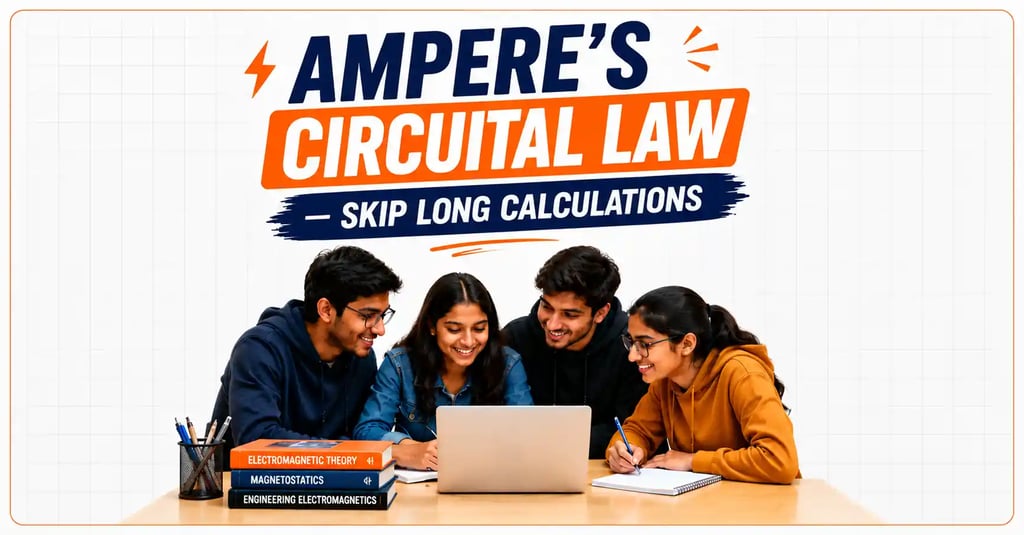 Ampere's Circuital Law explained with amperian loop, magnetic field intensity and solenoid concepts 