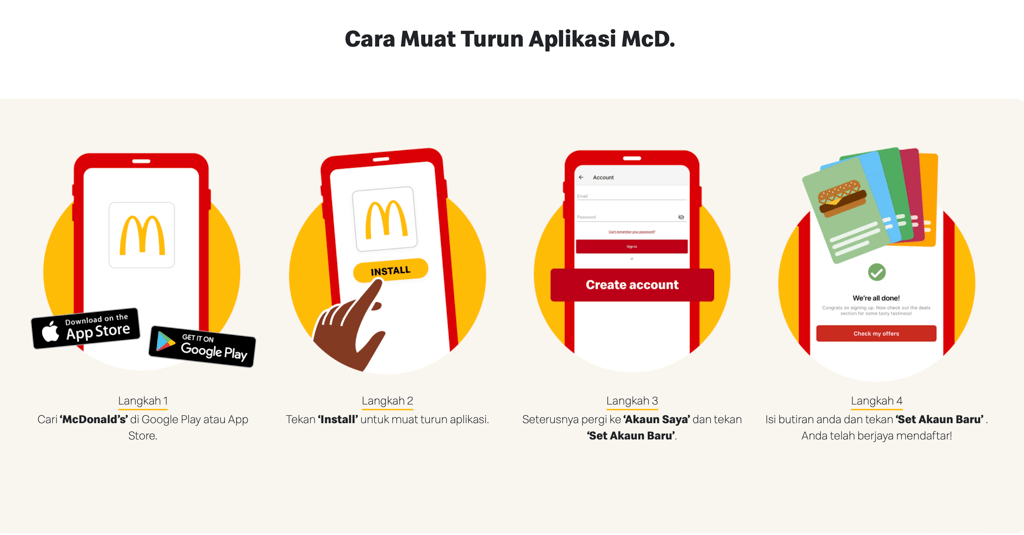aplikasi McDonalds