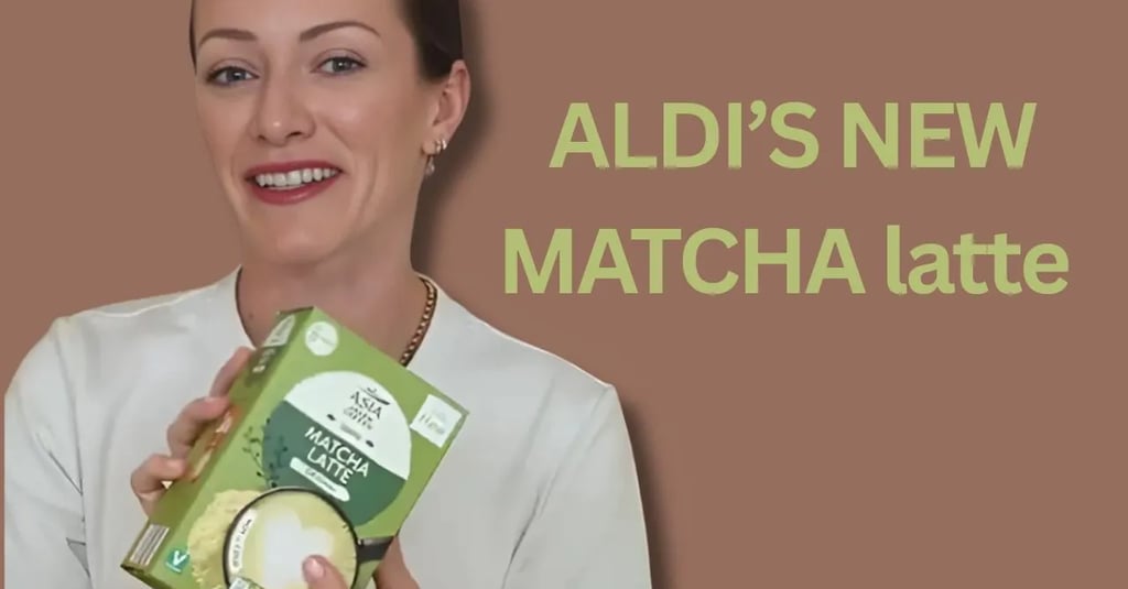 Aldi’s new Matcha Latte, launching on 24th July, features recipes by GQ Jordan.