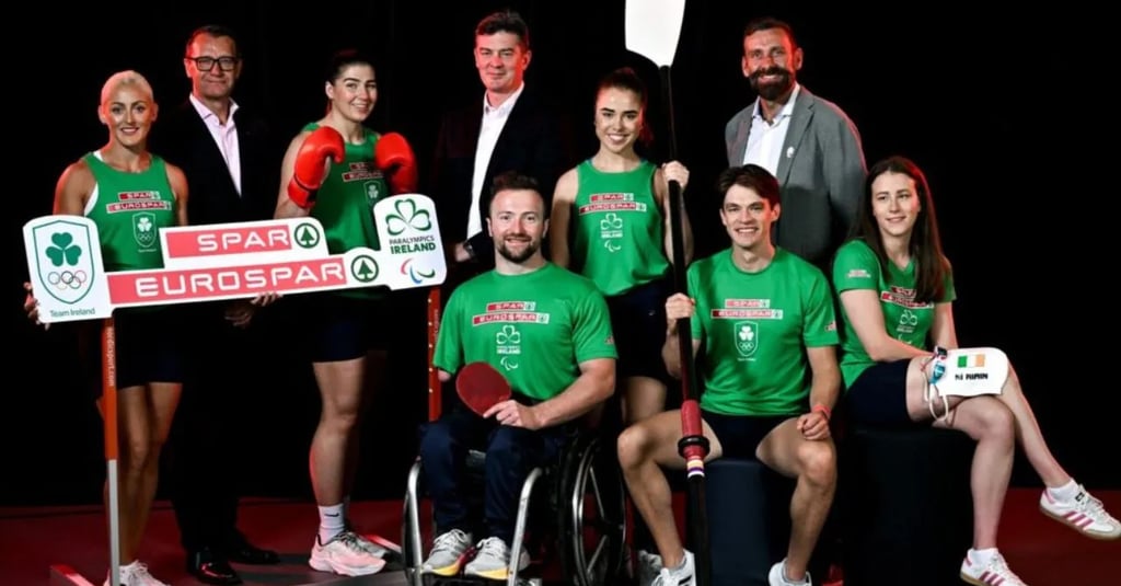 SPAR Ireland LA 2028 partnership launch event featuring Team Ireland athletes (Image: SPAR Ireland)