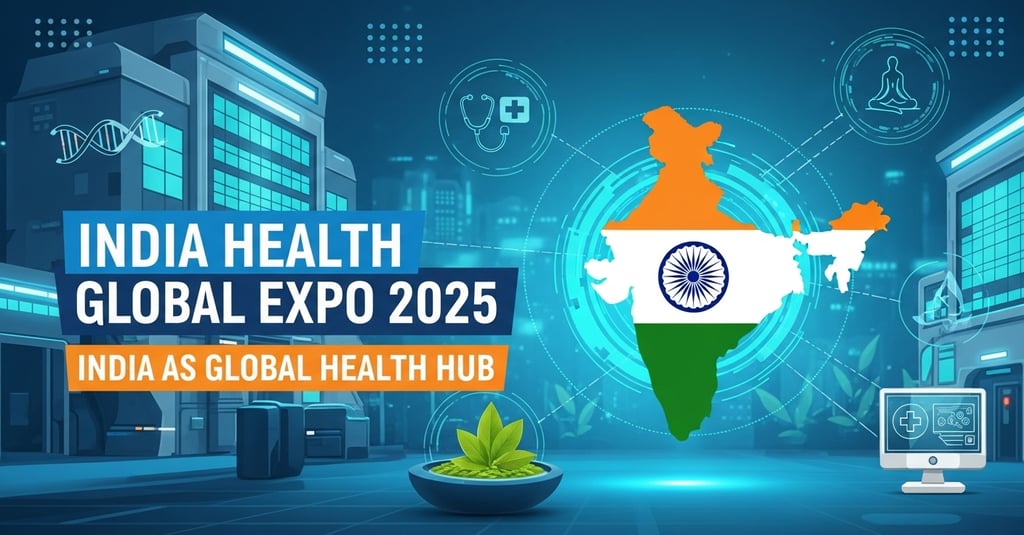 भारत हेल्थ ग्लोबल एक्सपो 2025 – भारत को मेडिकल और वेलनेस टूरिज़्म के वैश्विक हब के रूप में