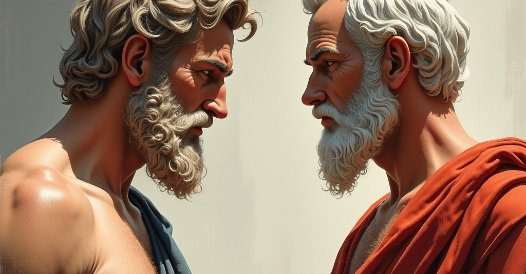 Stoicism vs Platonism and Neoplatonism