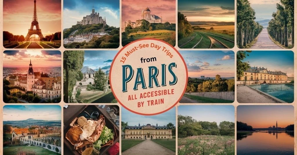 a collage of photos of paris