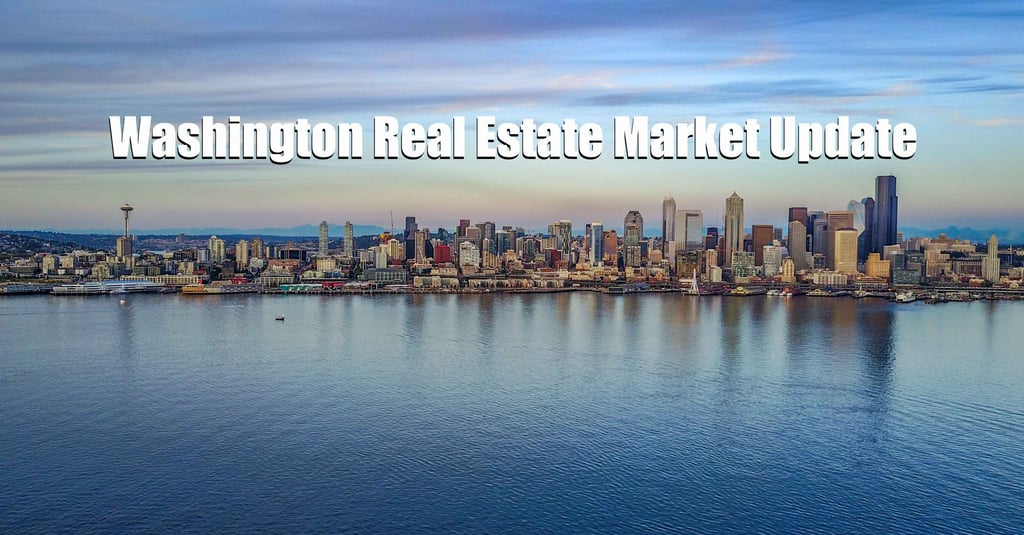 Washington Real Estate Market Update and Seattle Skyline before new waterfront