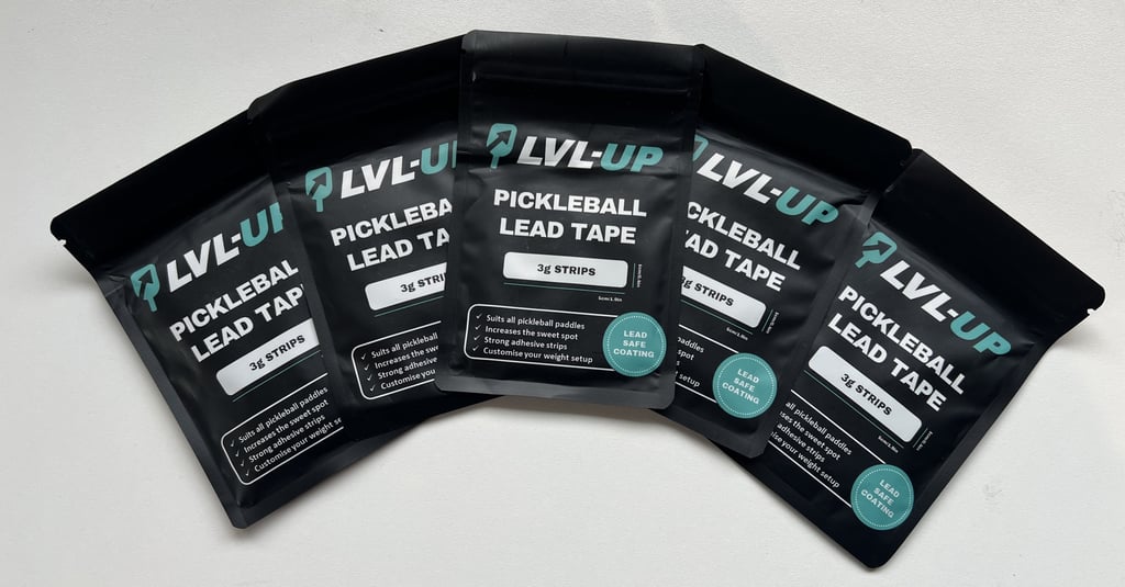LVL-UP Pickleball lead tape