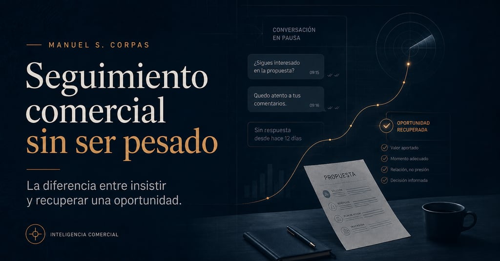 Como hacer seguimiento comercial sin ser pesado