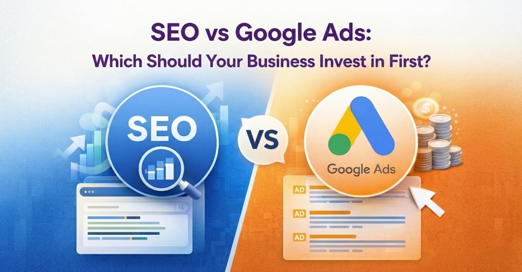 seo vs google ads which is better for business