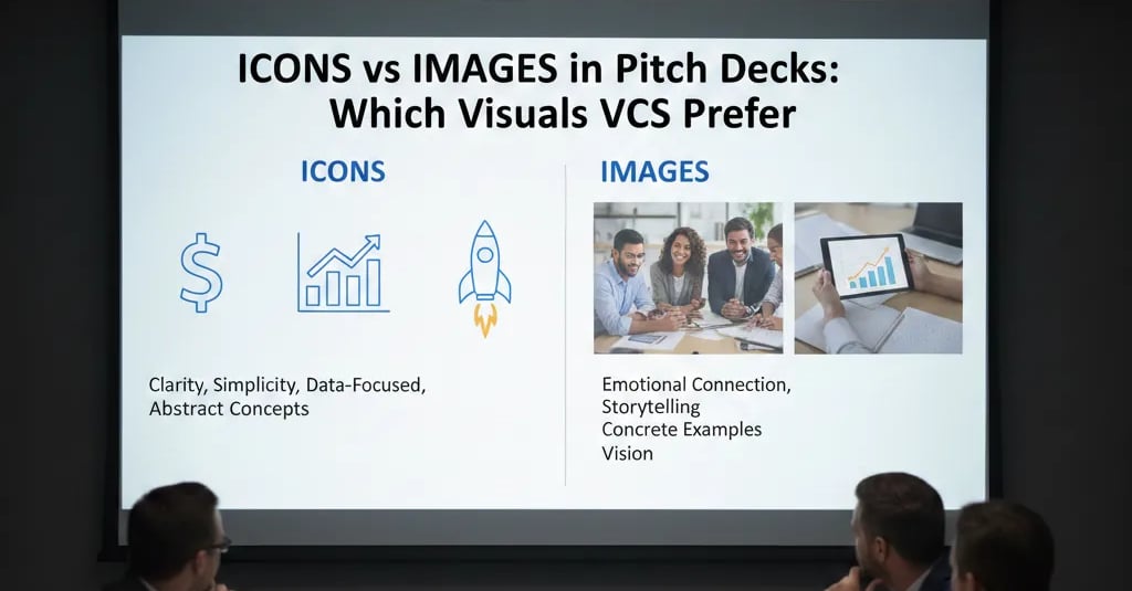 Icons vs Images in Pitch Decks: Which Visuals VCs Prefer