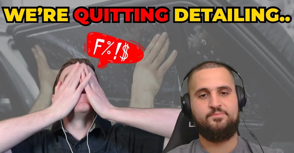 EP 22: DON'T QUIT DETAILING UNTIL YOU WATCH THIS VIDEO!