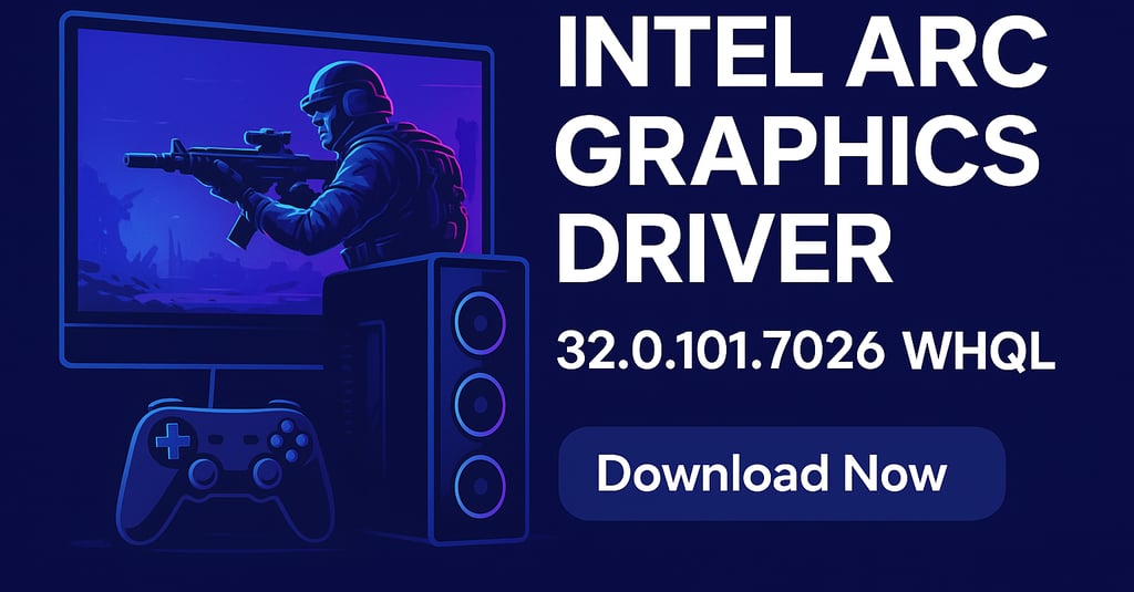 Een illustratie van Intel Arc Graphics Driver