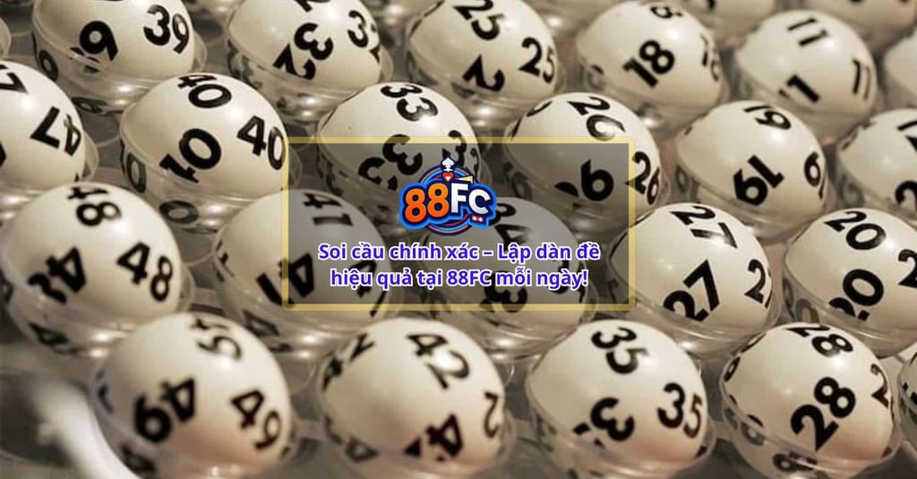 Dàn Đề Xổ Số 88FC – Bí Quyết Chơi Lô Đề Hiệu Quả Tại Nhà Cái 88FC