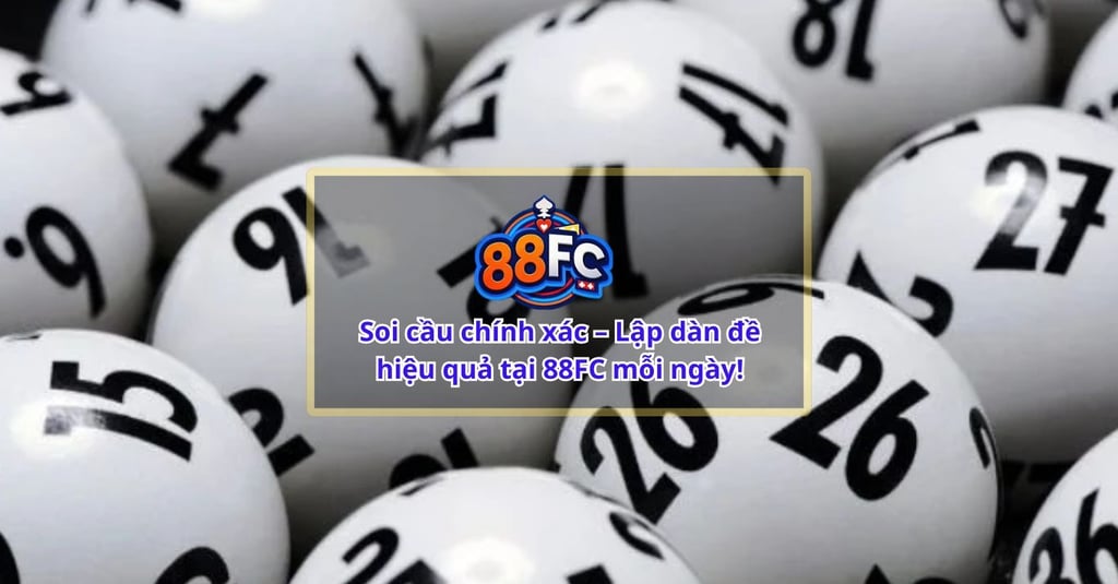 Dàn Đề Xổ Số 88FC – Bí Quyết Chơi Lô Đề Hiệu Quả Tại Nhà Cái 88FC