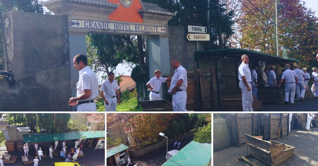 foto da descida dos carreiros em funchal
