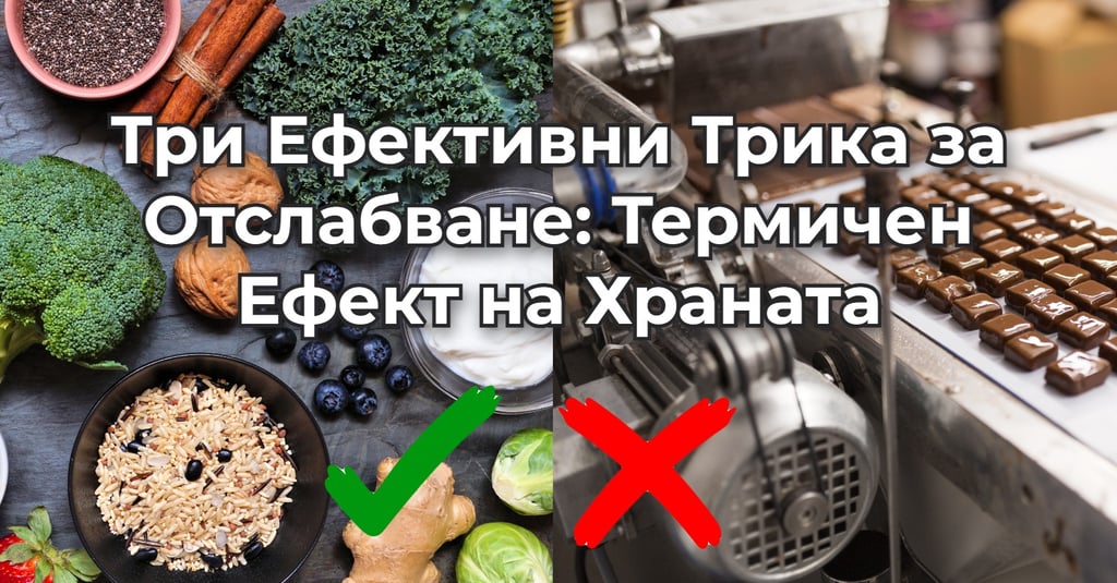 Три трика за отслабване с термичен ефект на храната
