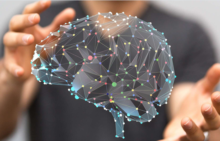 Cerveau avec ses parts consciente et inconscientes