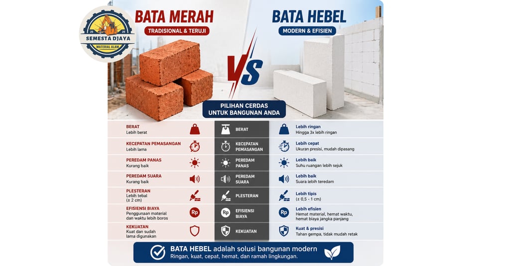bata ringan vs bata merah