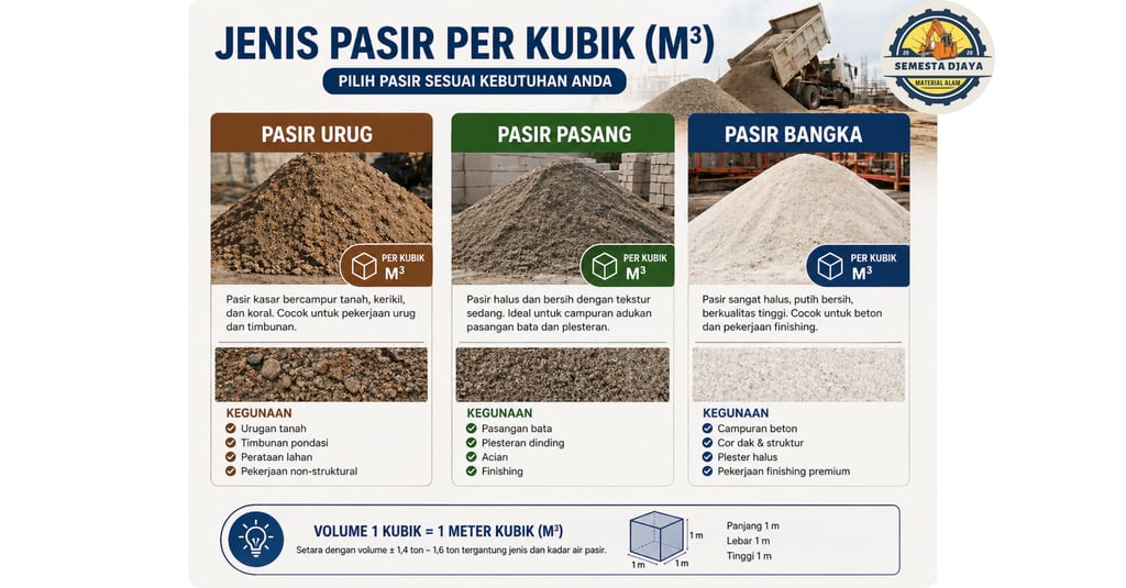 harga pasir bangunan 2026