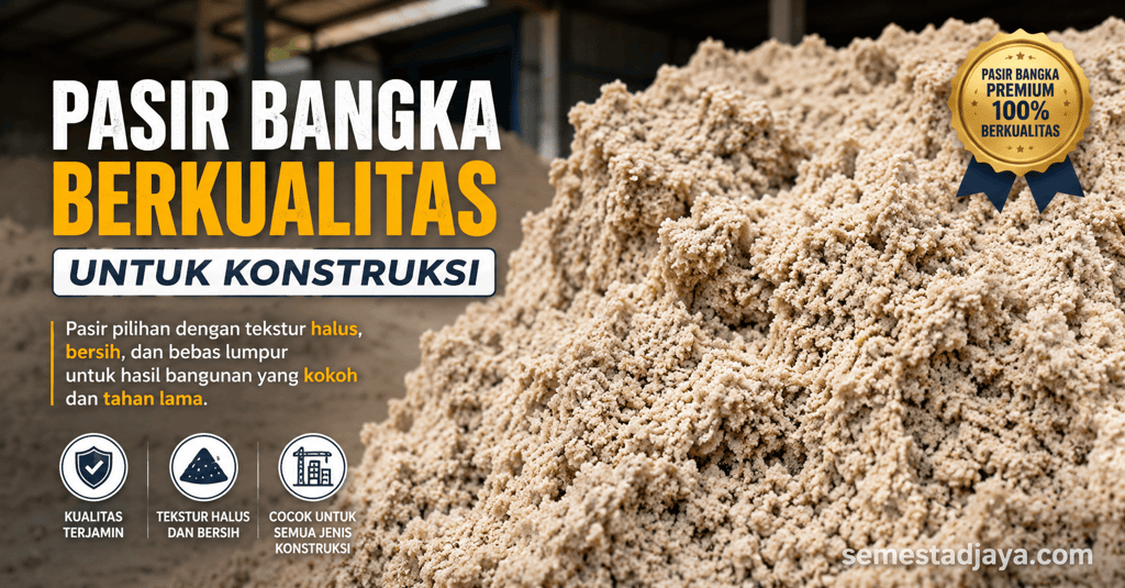 Jual pasir bangka