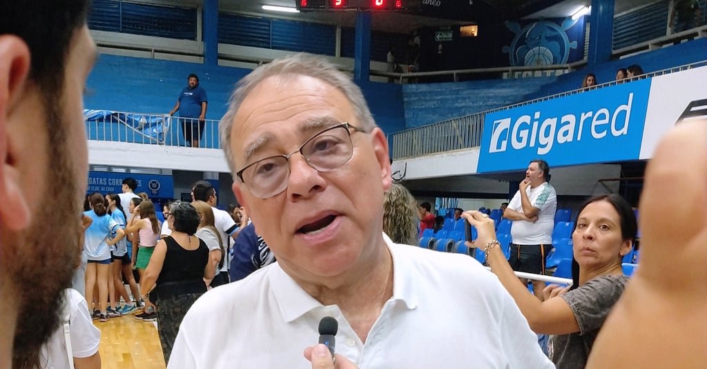 Tassano se emocionó con el ascenso de Regatas a la máxima categoría del voleibol argentino.