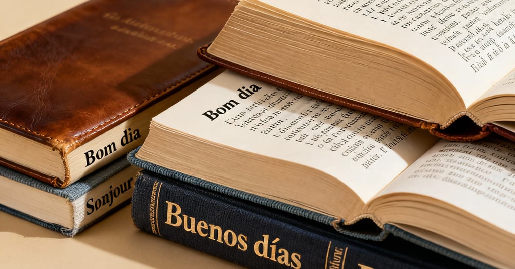 Multilingual books representing literary translation between languages