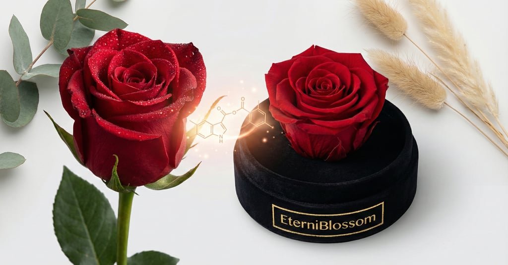 Preserved rose production