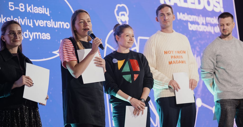 Monika Katkutė-Gelžinė. Lietuvos Junior Achievement nuotrauka.