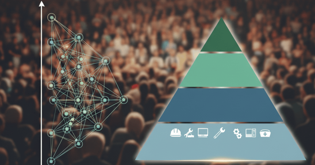 a pyramid with a pyramid shaped pyramid with a pyramidal structure