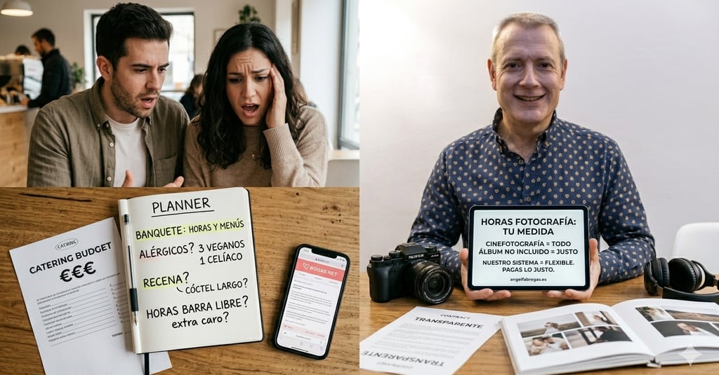 fotografo de bodas en Barcelona con tarifa justa y flexible