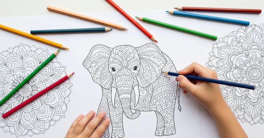 Livro de Colorir Infantil para Crianças em PDF para Imprimir | Atividades terapêuticas para Crianças