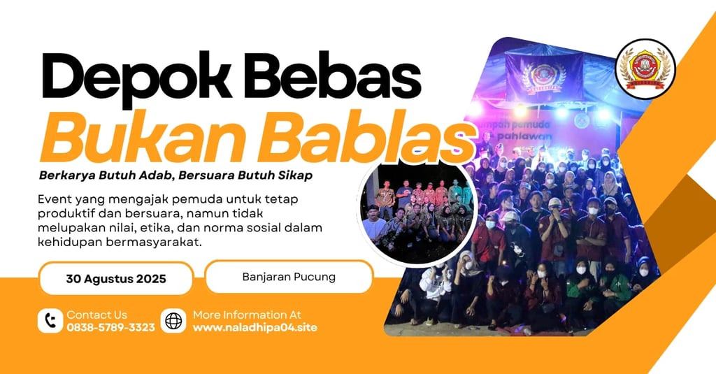 Event Depok Bebas Bukan Bablas