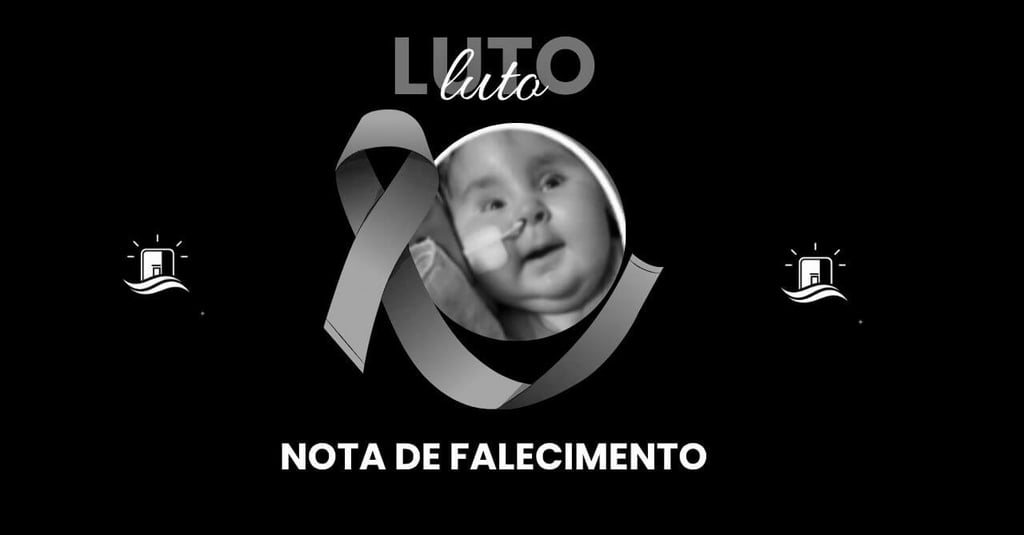 Nota de Falecimento: Ana Sophia da Silva Mayens, aos 6 meses