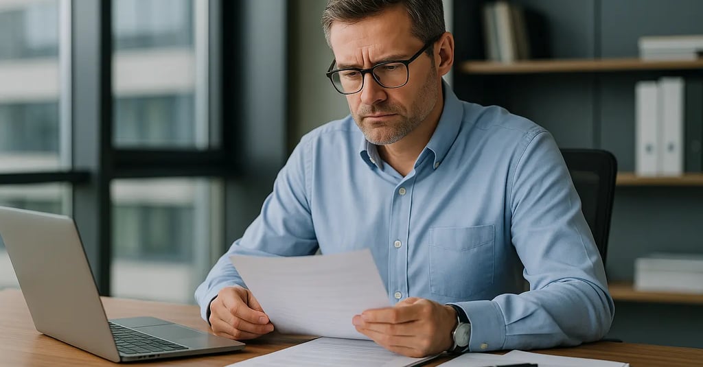 IT Manager reviewing suppliers