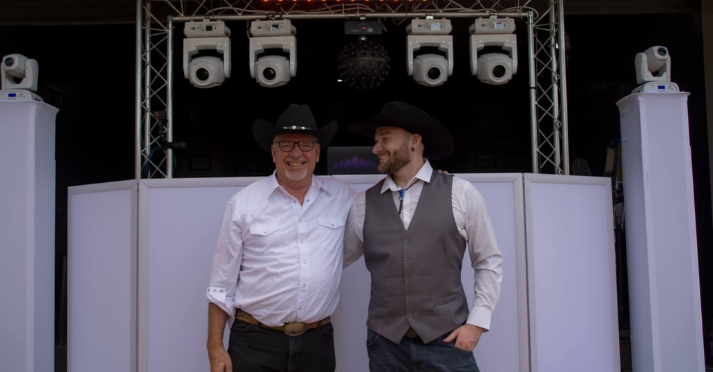 DJ Warden and his father