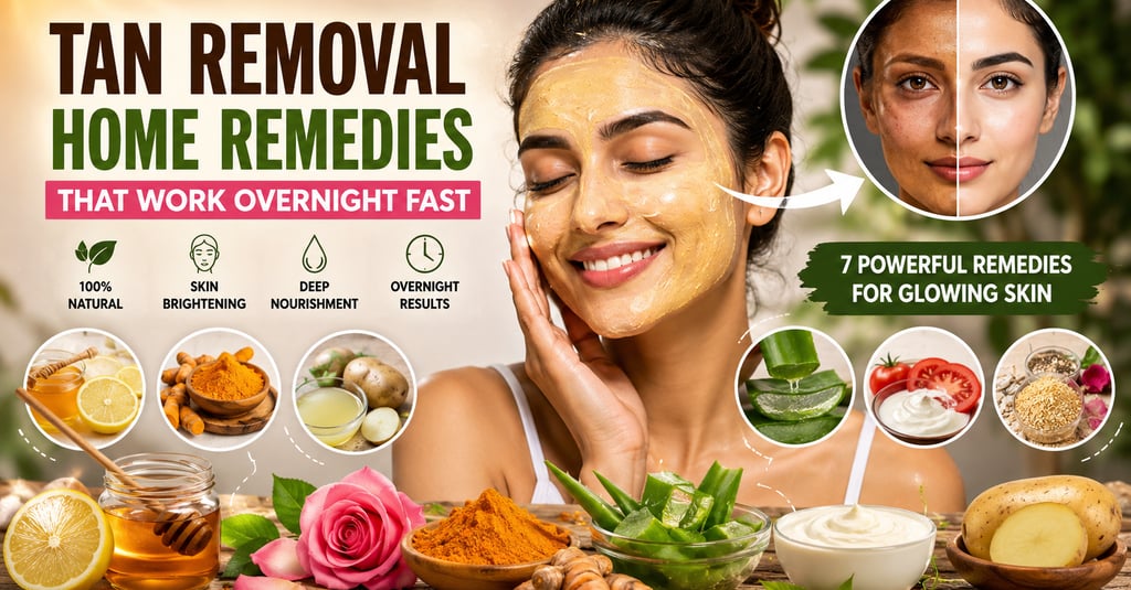 Tan removal home remedies