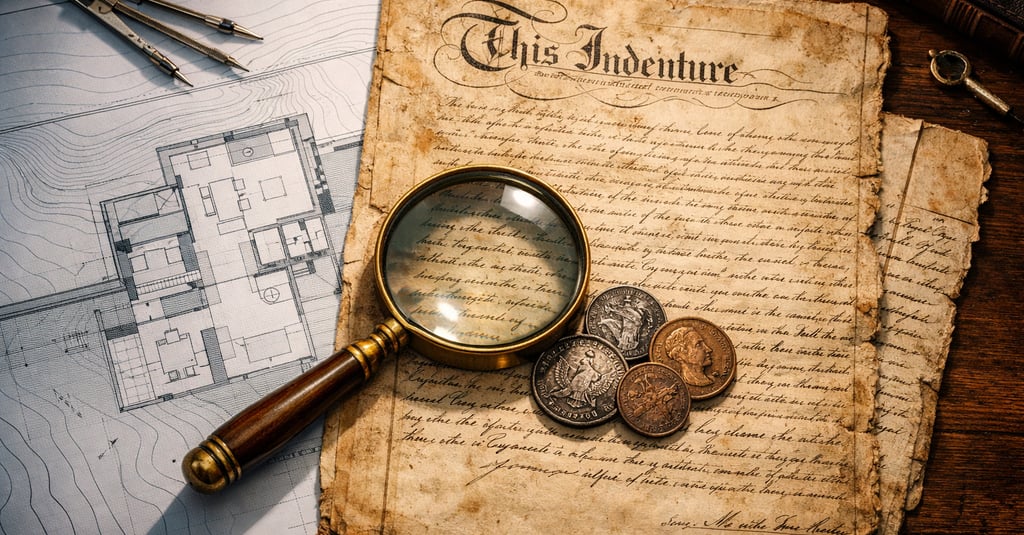 Escritura antigua y plano moderno: resolviendo problemas en el Registro de la Propiedad.