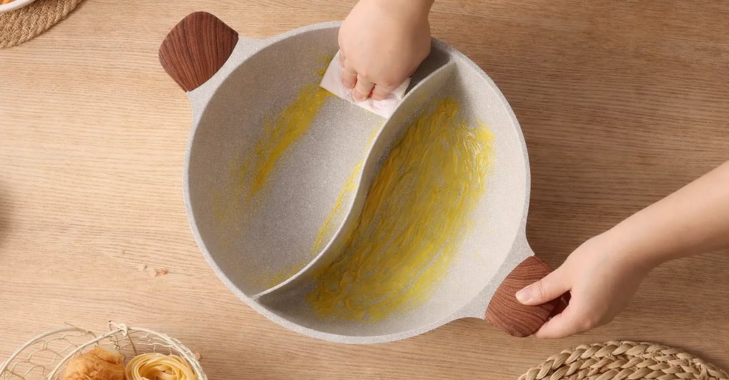 Panela com divisórias