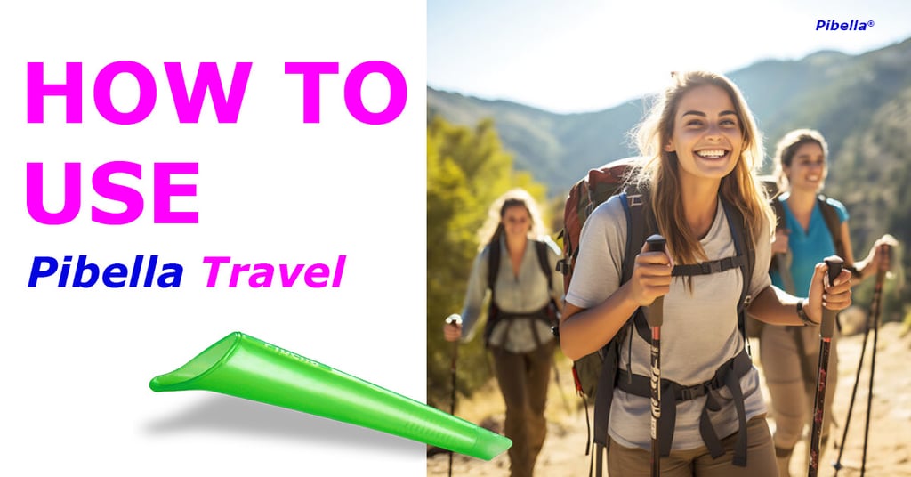 How to use Pibella Travel FUD for standing and sitting