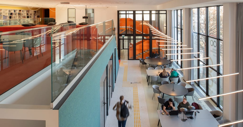 bibliotekos interjeras
