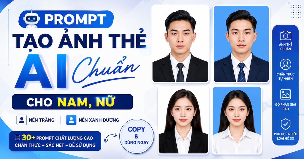 Prompt tạo ảnh thẻ A